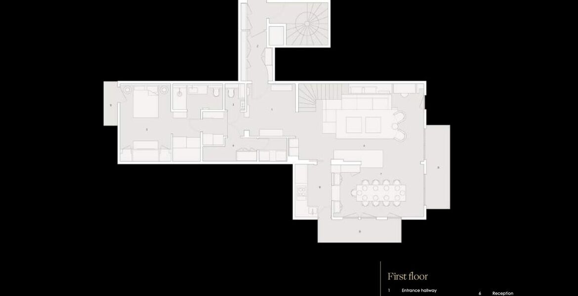 Apartamento ático dúplex en el centro de Courchevel 1850