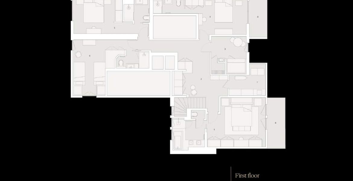 Apartamento ático dúplex en el centro de Courchevel 1850