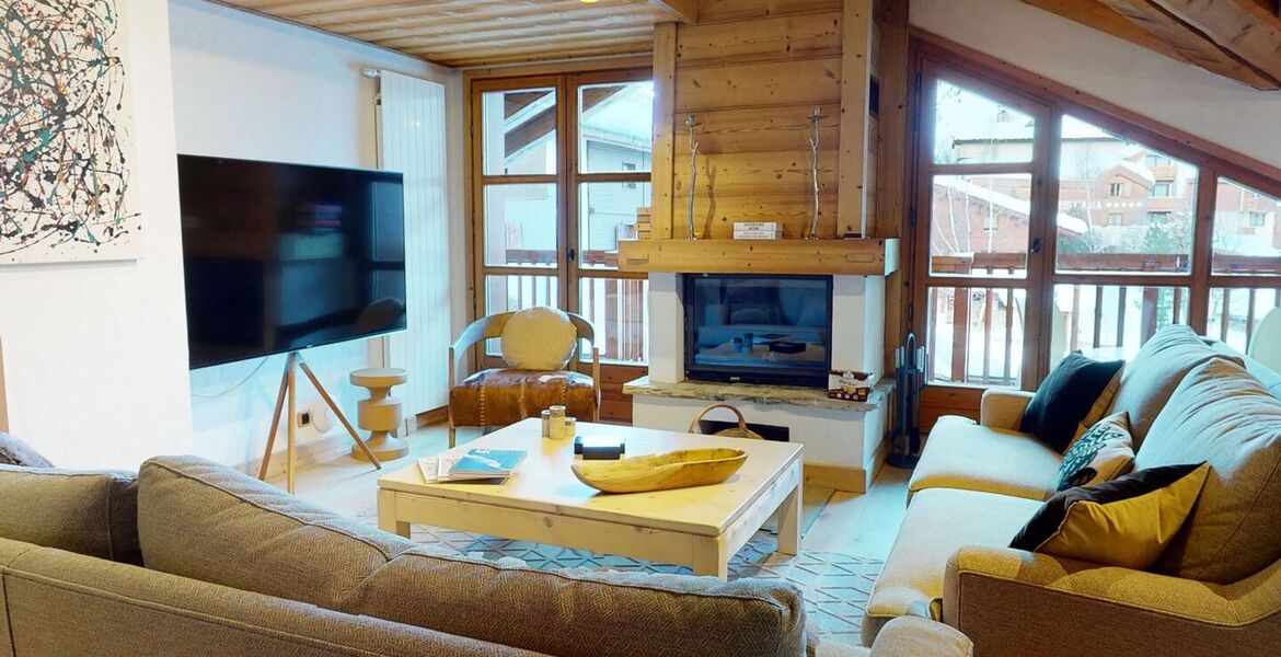 Лофт в Валь Д'Изере внутри резиденции Вся квартира  118 m² 