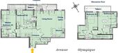Лофт в Валь Д'Изере внутри резиденции Вся квартира  118 m² 