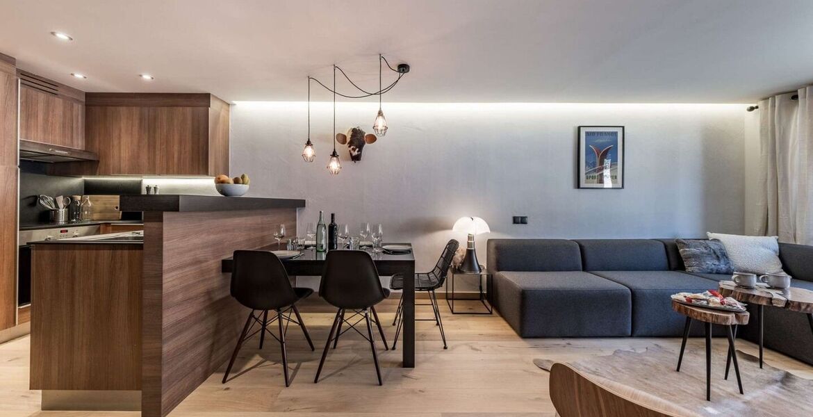 Estudio con acceso directo a las pistas en Courchevel 1850