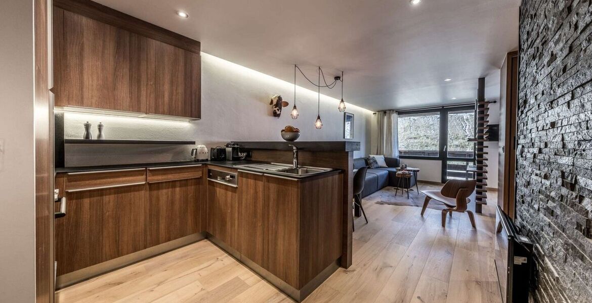 Estudio con acceso directo a las pistas en Courchevel 1850