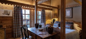 Chalet de luxe à Megève avec bain nordique et sauna