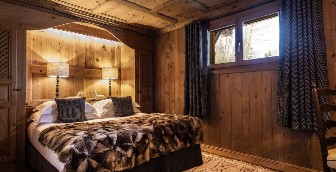 Chalet de luxe à Megève avec bain nordique et sauna