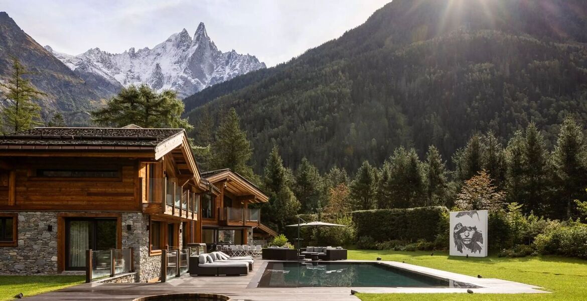 Chalet de lujo en Praz de Chamonix con vistas al Mont Blanc