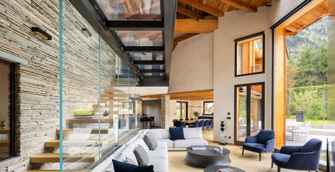 Chalet de lujo en Praz de Chamonix con vistas al Mont Blanc