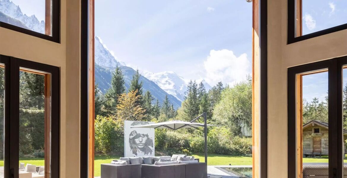 Chalet de lujo en Praz de Chamonix con vistas al Mont Blanc