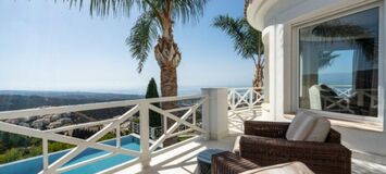 Villa à Marbella avec vue imprenable sur la mer