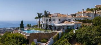 Villa à Marbella avec vue imprenable sur la mer