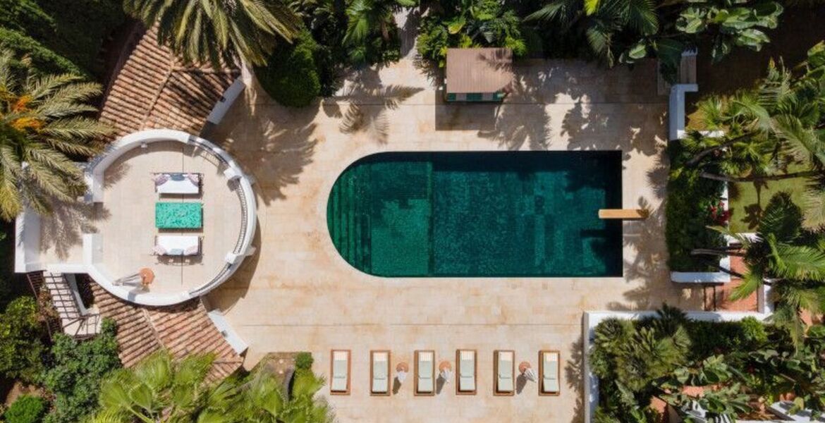 Luxury Villa on Marbella's Golden Mile with Private Pool