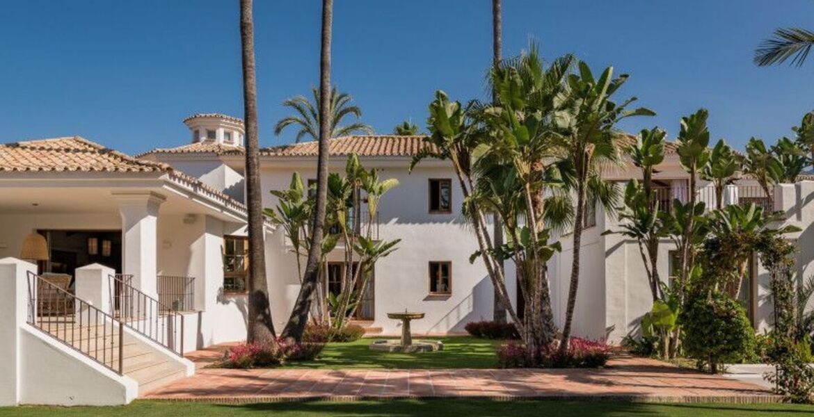 Luxury Villa on Marbella's Golden Mile with Private Pool