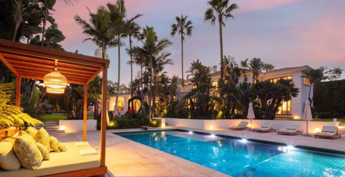 Luxury Villa on Marbella's Golden Mile with Private Pool