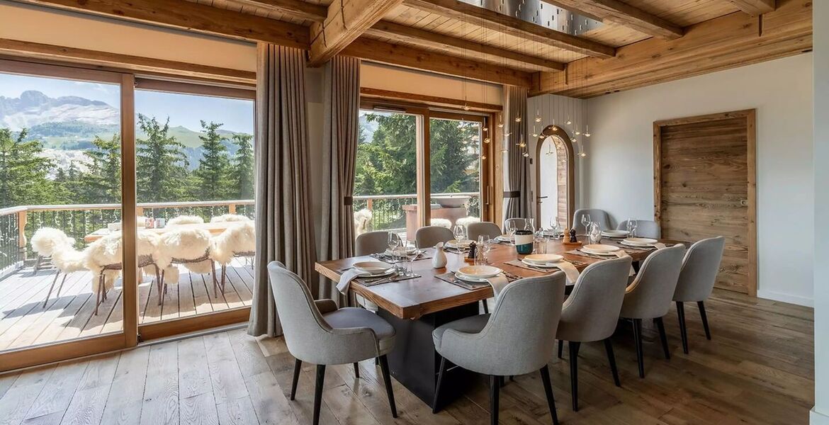 Chalet de lujo en Courchevel 1850 con piscina climatizada