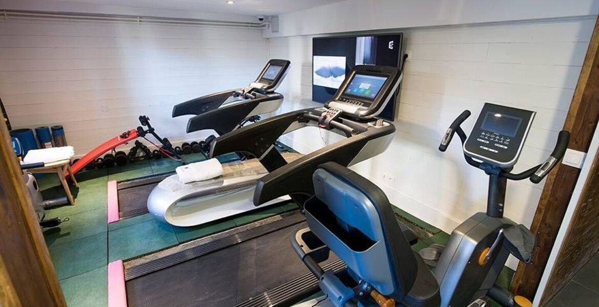 Elegante suite de un dormitorio en Courchevel
