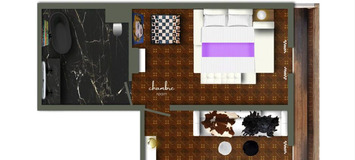 Elegante suite de un dormitorio en Courchevel