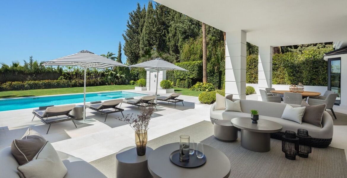 Villa de luxe à louer à Marbella Golden Mile