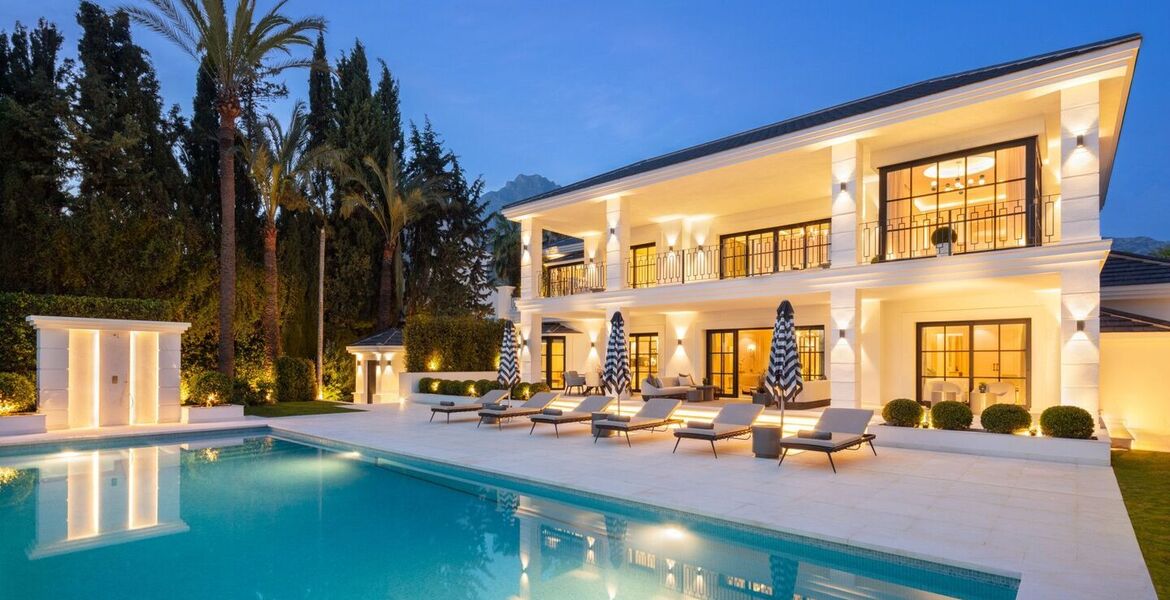 Villa de luxe à louer à Marbella Golden Mile