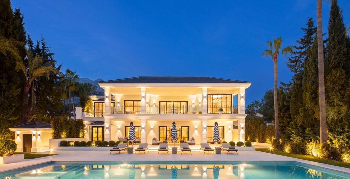 Villa de luxe à louer à Marbella Golden Mile