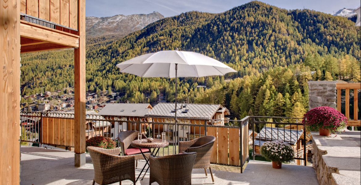 Chalet de luxe à Zermatt avec vue imprenable et jacuzzi