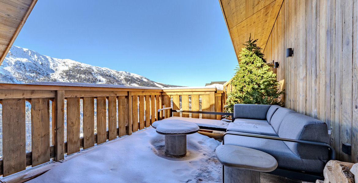 Penthouse for rent in Meribel