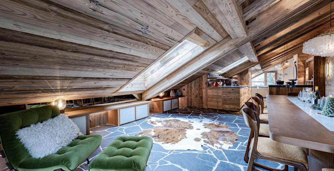 Penthouse for rent in Meribel