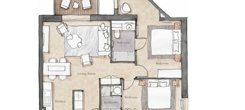 Apartamento en alquiler en Courchevel 1850