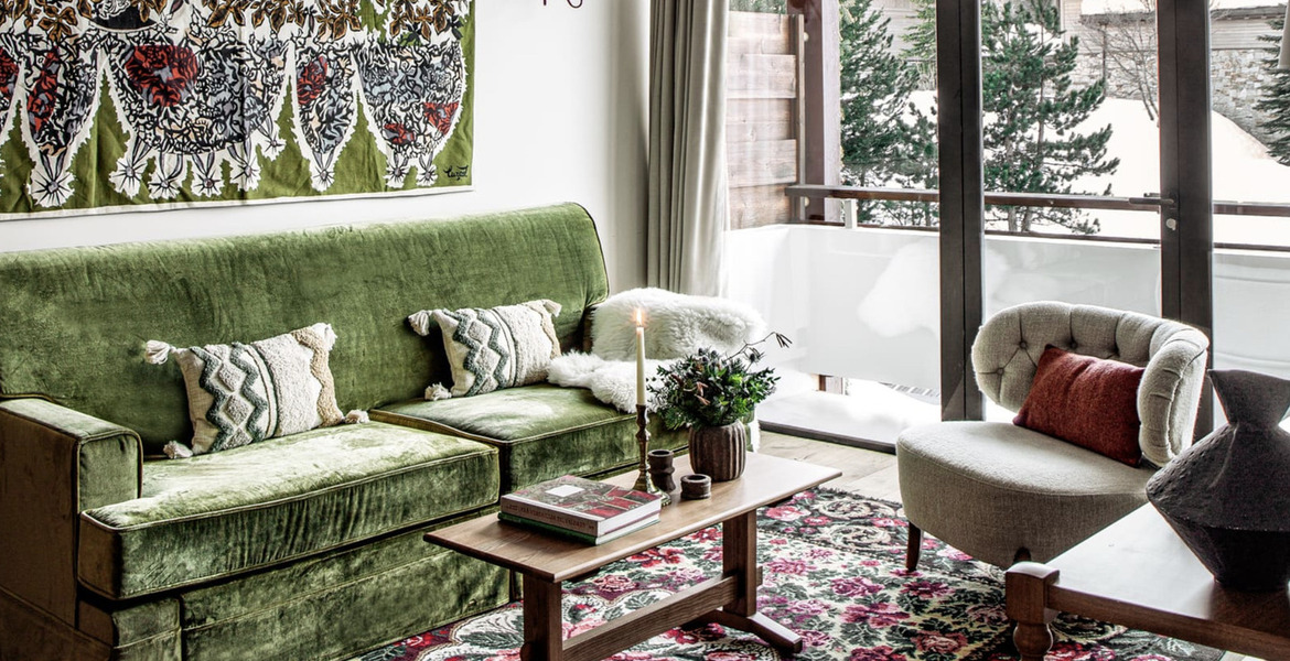 Ski-in, ski-out apartment for rent in Courchevel 1850