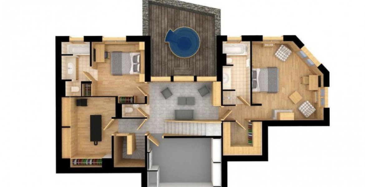 Chalet familiar en la zona de Pralong en Courchevel 1850