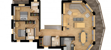 Chalet familiar en la zona de Pralong en Courchevel 1850