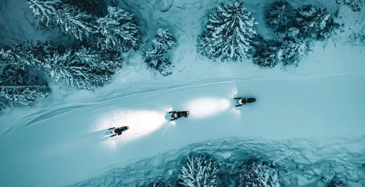 Snowmobile outing / Snowmobile tour