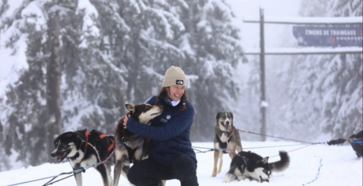 Частное ночное катание на собачьих упряжках в Куршевеле