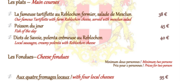 Le Saint-Nicolas Савойская Кухня в Куршевеле