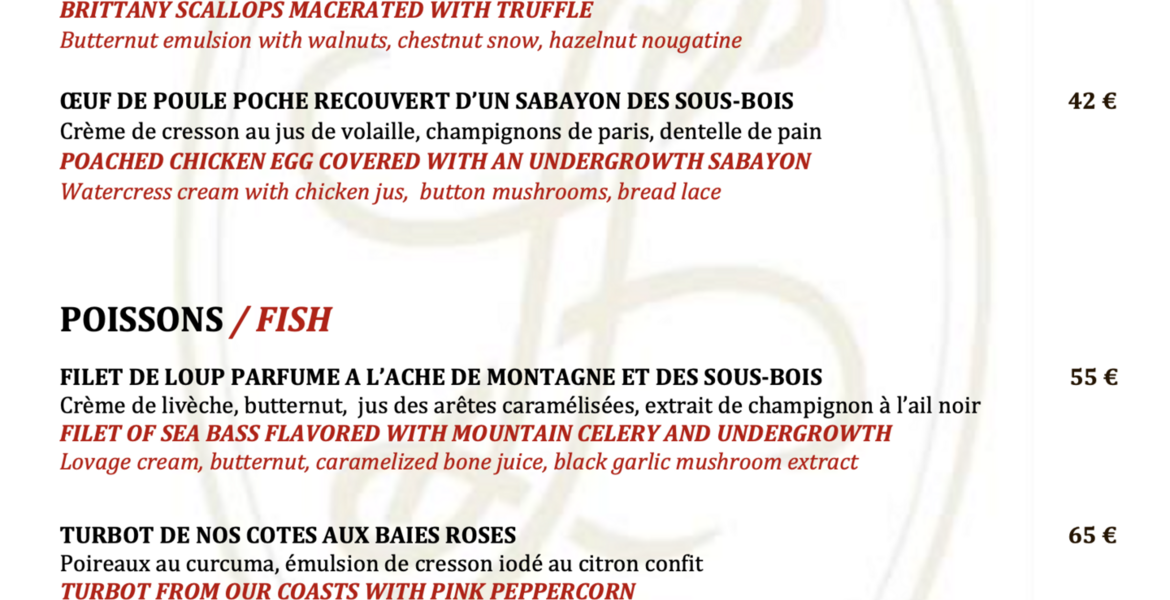 La Table du Lana Courchevel 1850