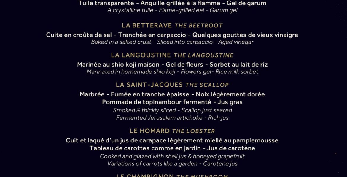 Le Chabichou Restaurant Gastronomique Étoilé à Courchevel