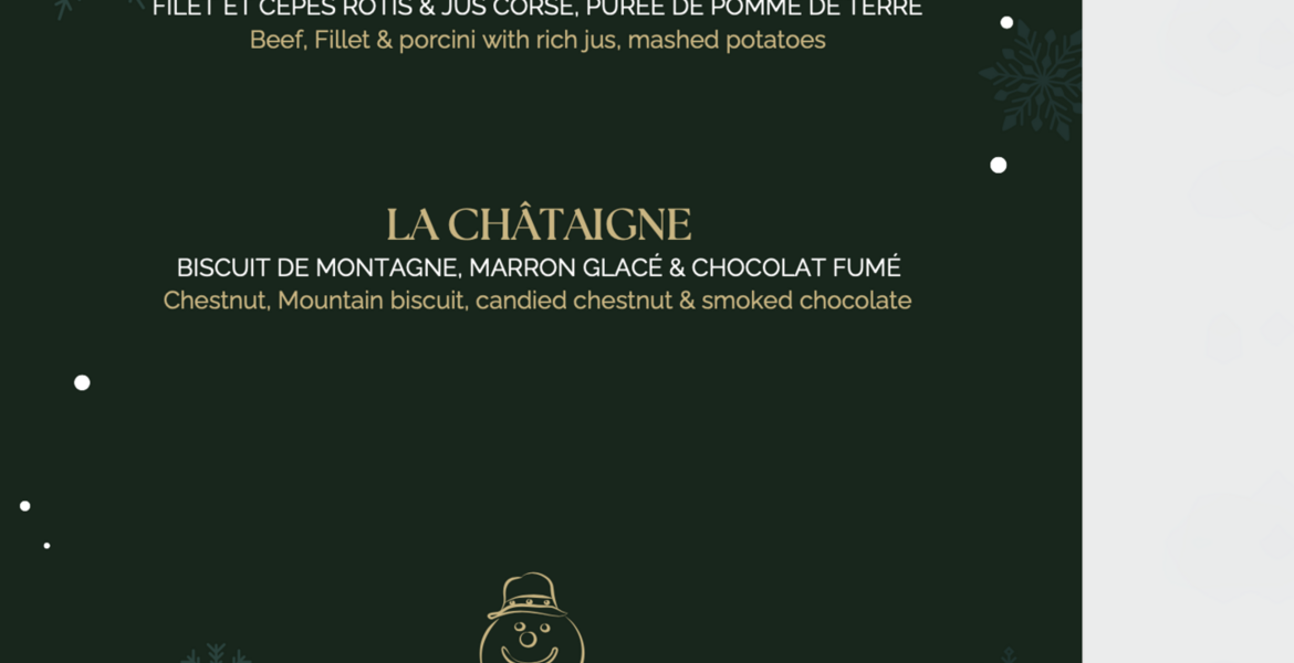 Ресторан Le Chalet de Pierres