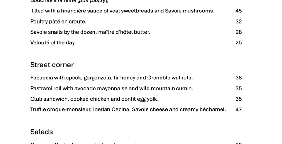 [S] Corner Restaurant