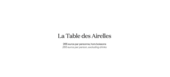 Restaurant La Table des Airelles Courchevel