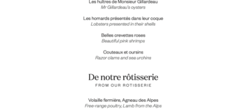 Restaurant La Table des Airelles Courchevel