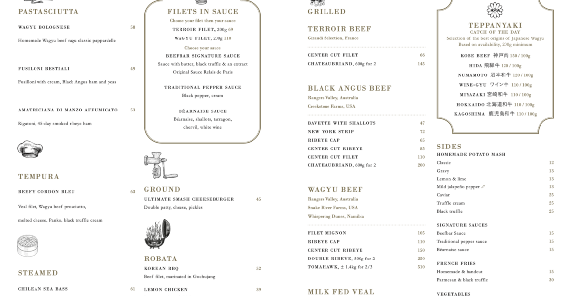 Restaurant Beefbar Courchevel 1850