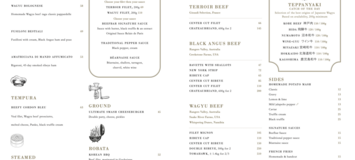 Restaurant Beefbar Courchevel 1850